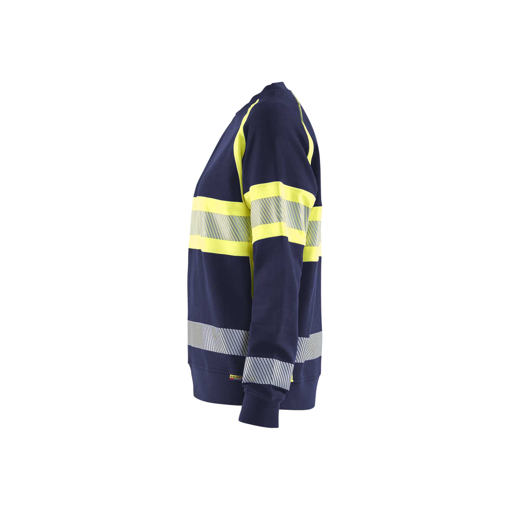 BLAKLADER 34091158 Hi Vis Reflective Sweatshirt WOMEN - 100% Cotton